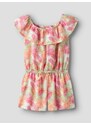 NAME IT Overal 'NKFVinaya' světle zelená / oranžová / tmavě růžová / bílá