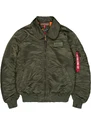 ALPHA INDUSTRIES Přechodná bunda 'Flying Tigers' olivová / oranžová