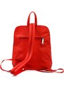 Dámský kožený batoh Voyager 517 červený