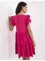 RUE PARIS Dress-WN-SK-704.83-dark pink
