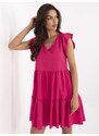 RUE PARIS Dress-WN-SK-704.83-dark pink