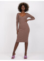 RUE PARIS Dress-RV-SK-7436.53-brown