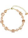 ELENYS Royal Fashion stříbrný pozlacený náramek Swarovski DBS0147-001-WG
