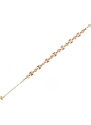 ELENYS Royal Fashion stříbrný pozlacený náramek Swarovski DBS0147-001-WG