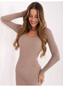 RUE PARIS Dress-RV-SK-5296.01P-dark beige