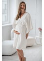 milk & love Těhotenské šaty ke kojení Mama Zen, Cream
