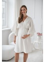 milk & love Těhotenské šaty ke kojení Mama Zen, Cream