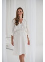milk & love Těhotenské šaty ke kojení Mama Zen, Cream
