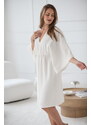 milk & love Těhotenské šaty ke kojení Mama Zen, Cream