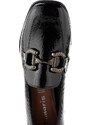 Tamaris mokasíny na podpatku black 1-24316-43
