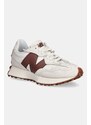 Kožené tenisky New Balance 327 béžová barva, U327WKM