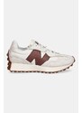 Kožené tenisky New Balance 327 béžová barva, U327WKM