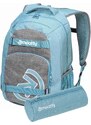 Meatfly batoh Exile Grey Heather / Aqua 24 L + PENÁL ZDARMA