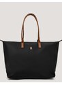 Tommy Hilfiger Kabelka shopper s přídavkem kůže