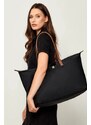 Tommy Hilfiger Kabelka shopper s přídavkem kůže