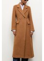 Vlněný kabát Answear.LAB béžová barva