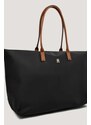 Tommy Hilfiger Kabelka shopper s přídavkem kůže