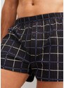 bonprix Volné žerzejové boxerky z bavlny (3 ks v balení) černá Muž