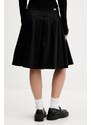 Sukně Dickies černá barva, mini, áčková, DK0A87PZ