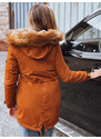 BASIC Hnědá zateplená parka STELLA