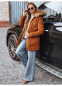 BASIC Hnědá zateplená parka STELLA