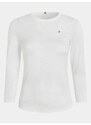 Tommy Hilfiger dámské bílé tričko Slim