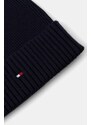 Čepice a rukavice s příměsí kašmíru Tommy Hilfiger 2-pack tmavomodrá barva, AM0AM13806