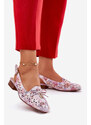 Boto Dírové baleríny s odhaleným podpatkem Multikolor Navinnia