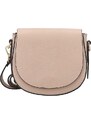 Delami Vera Pelle Trendy dámská kožená crossbody kabelka Antigona, starorůžová