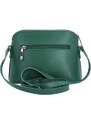 Malá kožená crossbody kabelka Famito NB 0096 TZE zelená