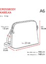 Kožená kabelka crossbody Noelia Bolger béžová NB 0096 BE