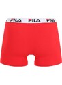 FILA Boxerky marine modrá / jasně červená / černá / bílá