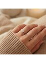 Tiami Prsten z růžového zlata s diamantem Grace (0,23 ct)