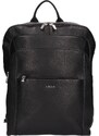 Lagen unisex kožený batoh černý