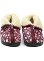 Rogallo 29841 květové dámské zimní papuče