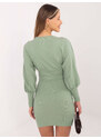 RUE PARIS Dress-RV-SK-6079.65-Pistachio