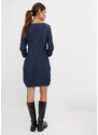 bonprix Strečové džínové šaty modrá Žena