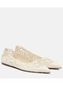 Gabriela Hearst Ziva embroidered leather ballet flats
