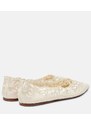 Gabriela Hearst Ziva embroidered leather ballet flats