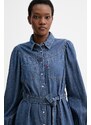 Džínové šaty Levi's JOURNEY LS MAXI
