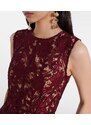 Self-Portrait Floral lace midi dress