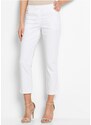 bonprix 7/8 kalhoty bez zapínání, se strečem bílá Žena