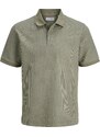 JACK & JONES Tričko 'JJEAUSTIN' khaki