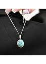 Stříbrný náhrdelník s tyrkysem 12162.3