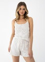 Dámské pyžamo SENSIS JAYLANI světle béžová 3PACK