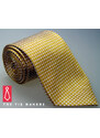 Beytnur Luxusní hedvábná kravata zlatá 102-2
