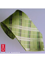 Beytnur 183-5 hedvábná kravata zelené karo