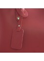 Delami Vera Pelle Dámská kožená kabelka do ruky Desideria červená