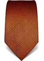 Oranžová kravata Vincenzo Boretti 21989 - kohoutí stopa