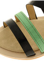 Barevné páskové gepardí sandály Timeless